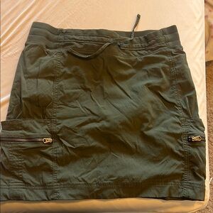 Athleta Forest Green Mini Skirt